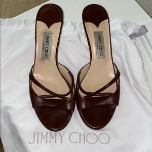 Jimmy Choo Nora kitten heels in size 38.5